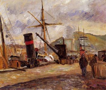 Camille Pissarro : Steamboats